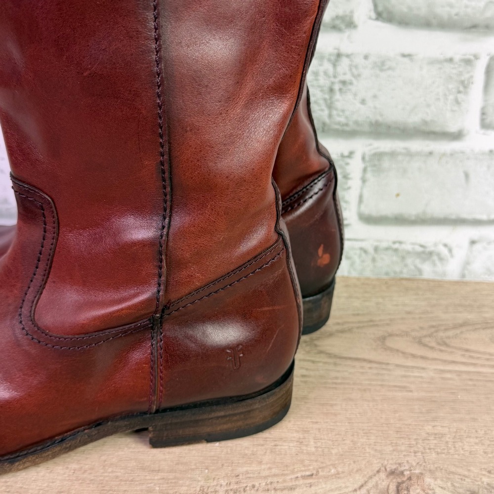 Frye Melissa Button Tall Riding Boots Size 8B - Picture 4 of 9